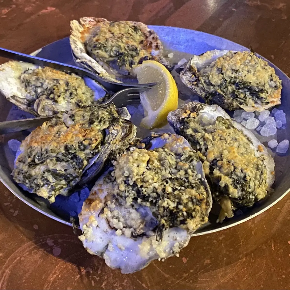 Oysters Rockefeller