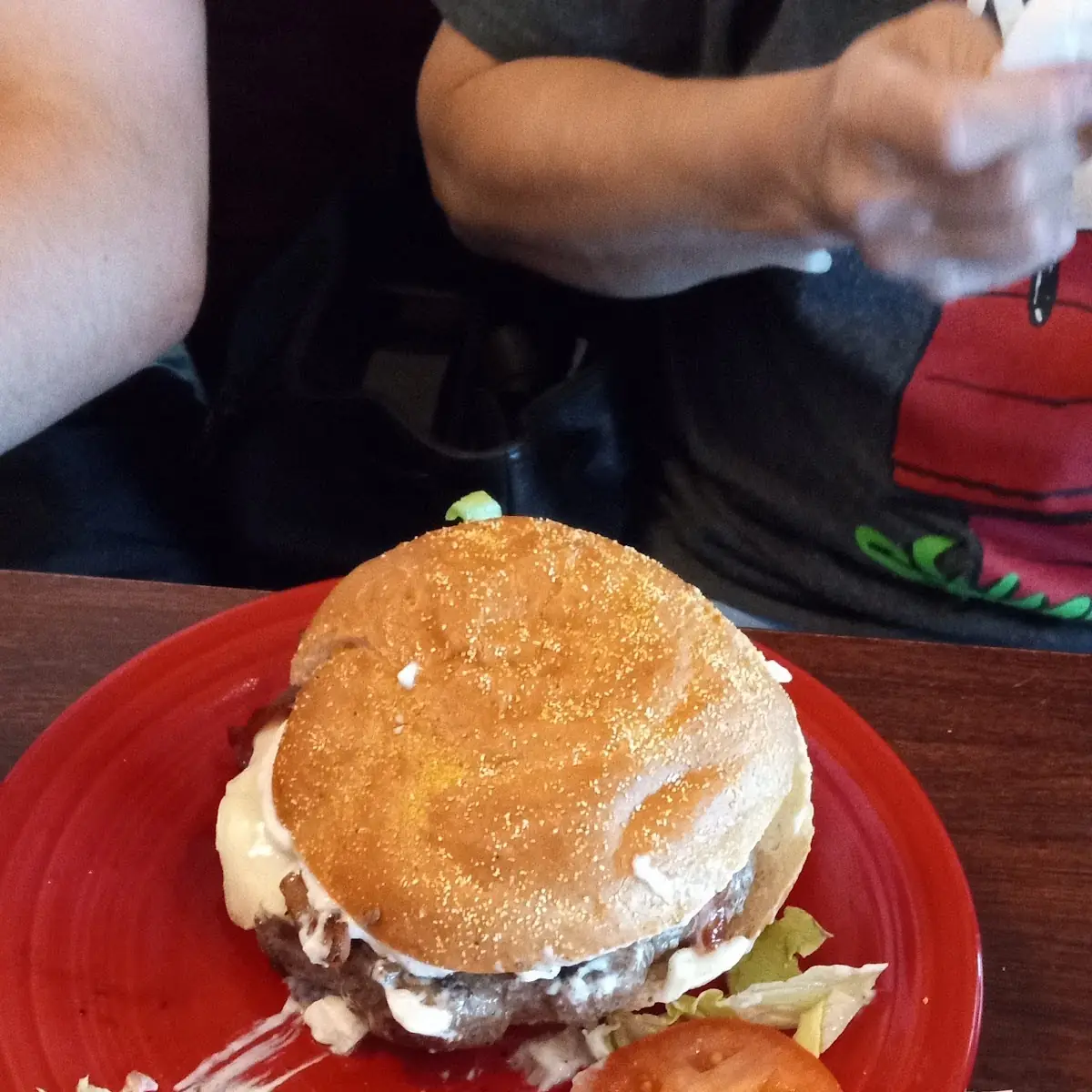 Buffalo Burger with Fries