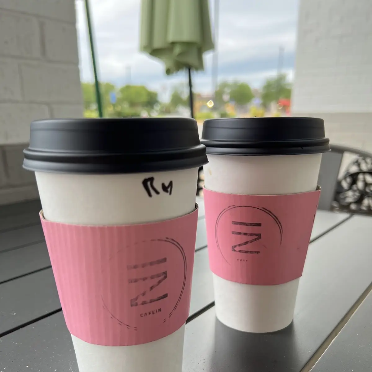 Rose Latte & Red Eye Coffee