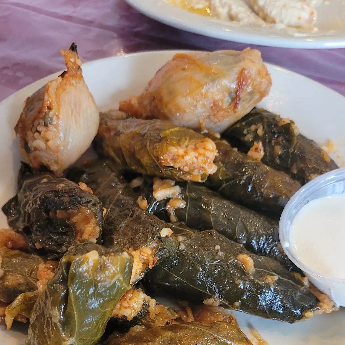 Dolma Stuffed Grape Leaves Onion & Cabbage