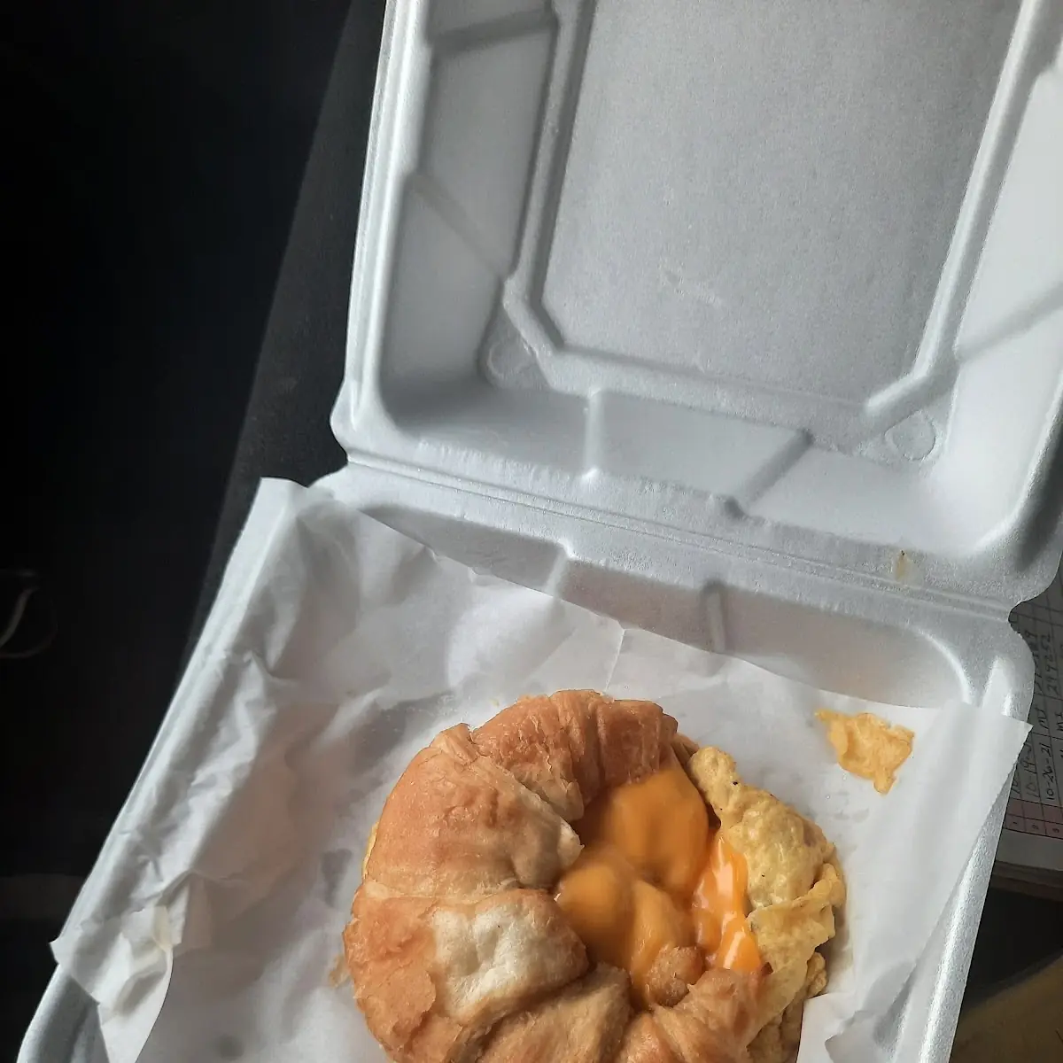 Yuge Sausage Egg Cheese Croissant