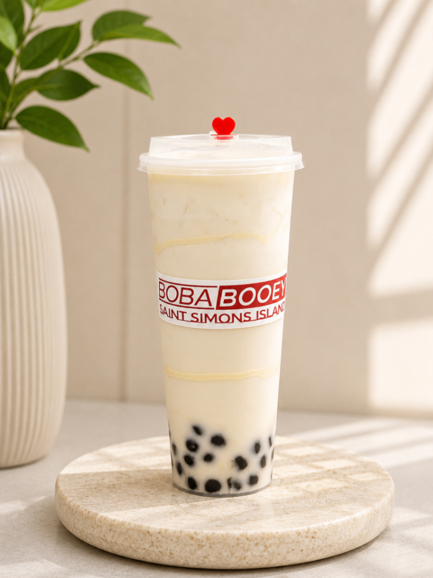 Milk Tea with Boba Pearls