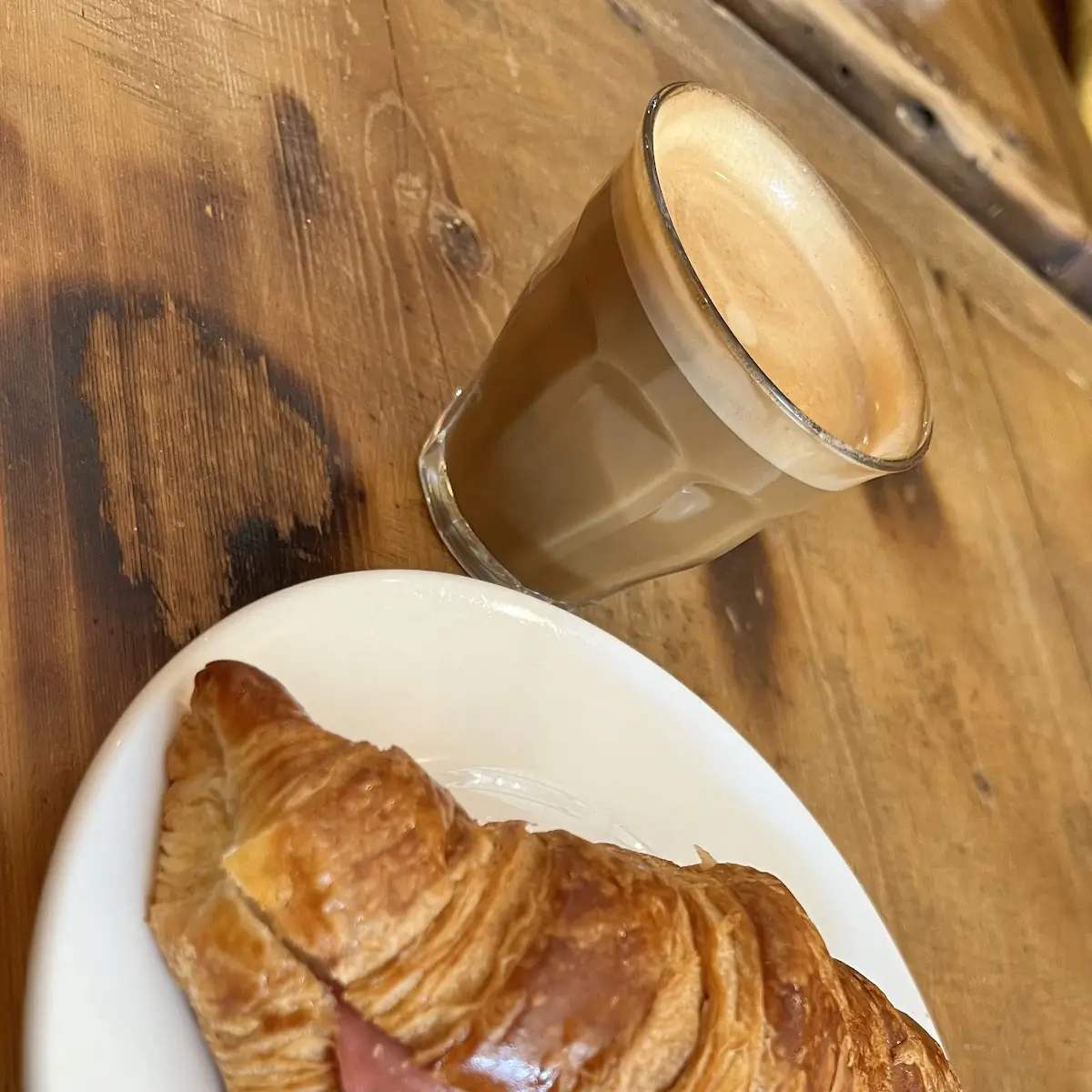 Cortado Ham Cheese Croissant