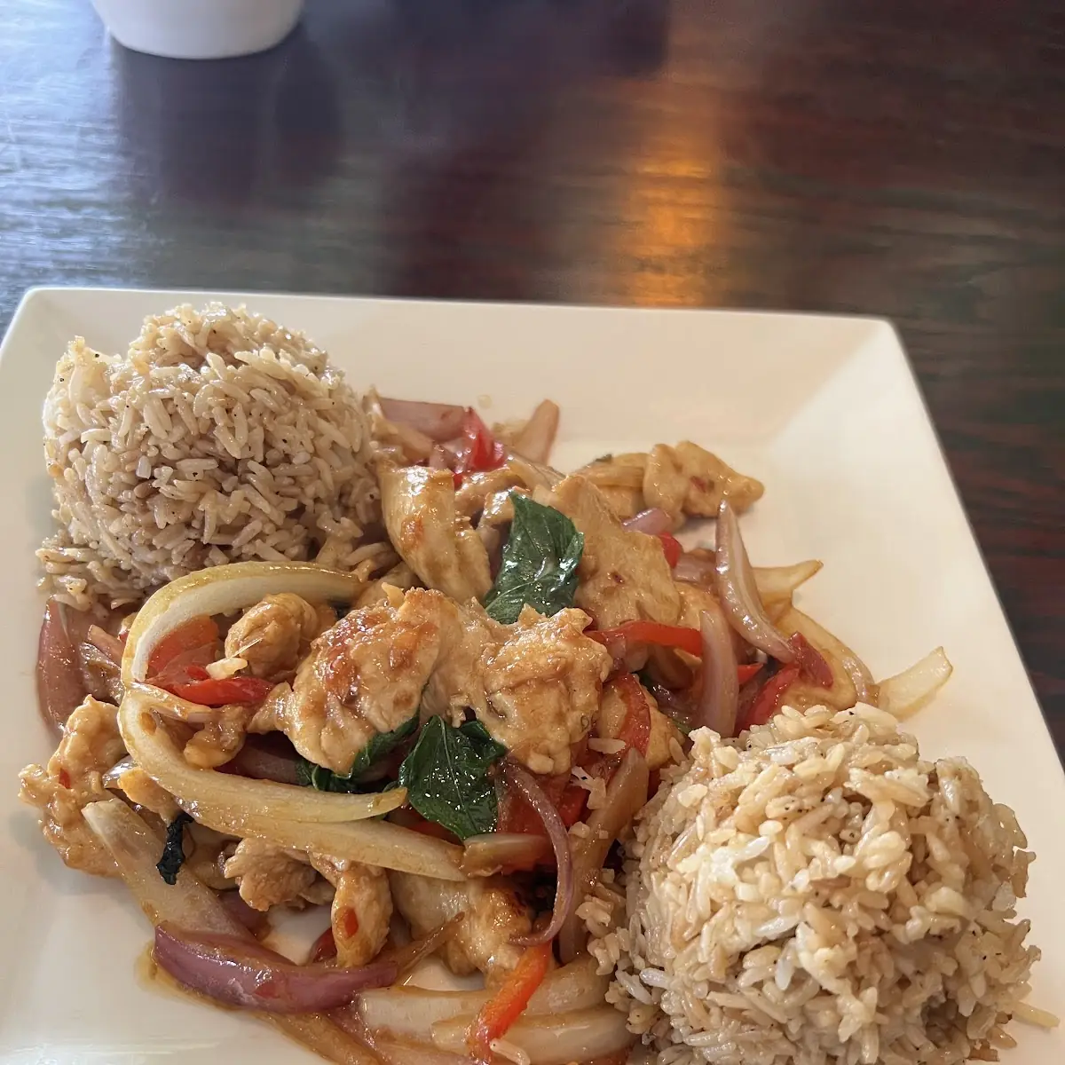 Chicken Basil Fried Rice