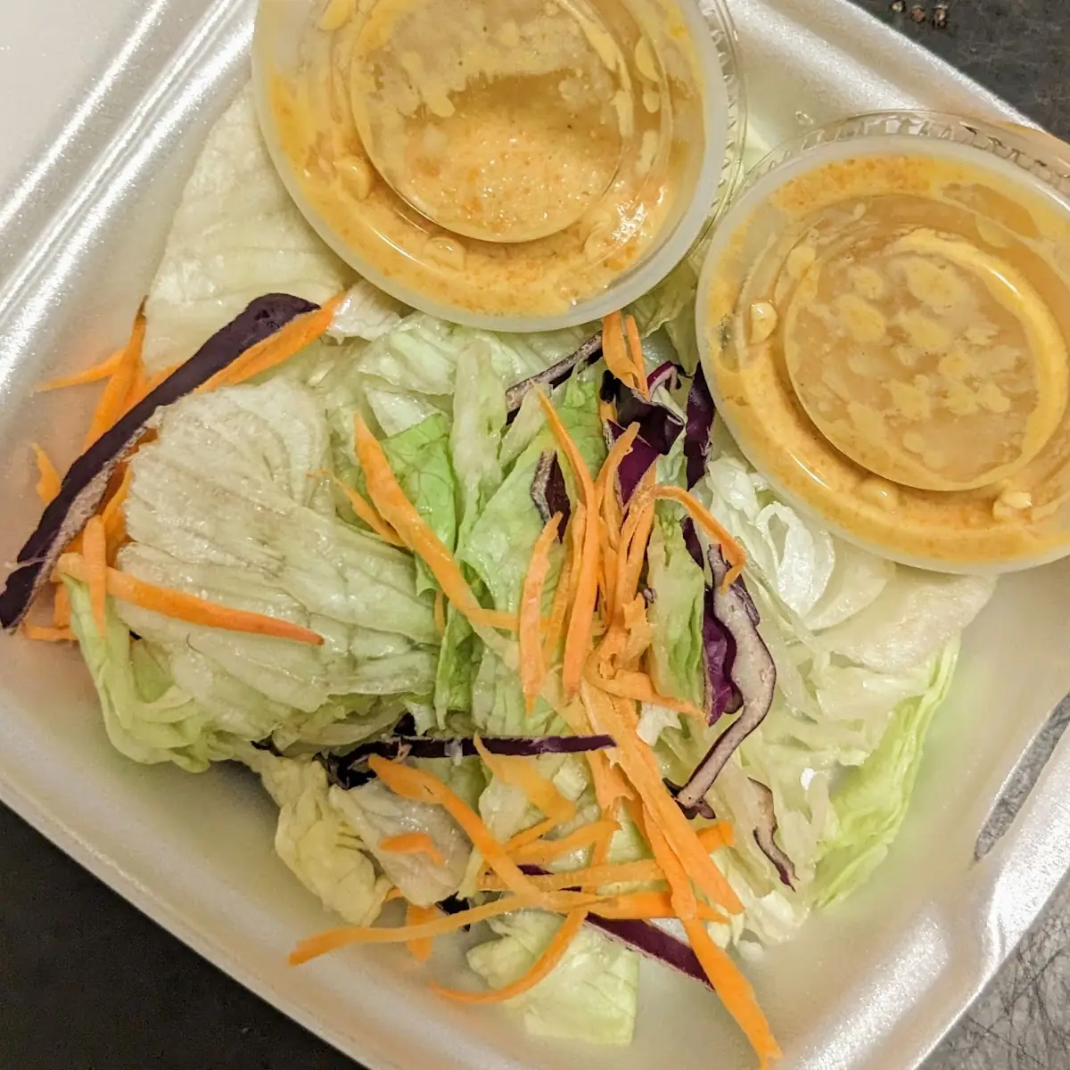 Salad with Ginger Dressing