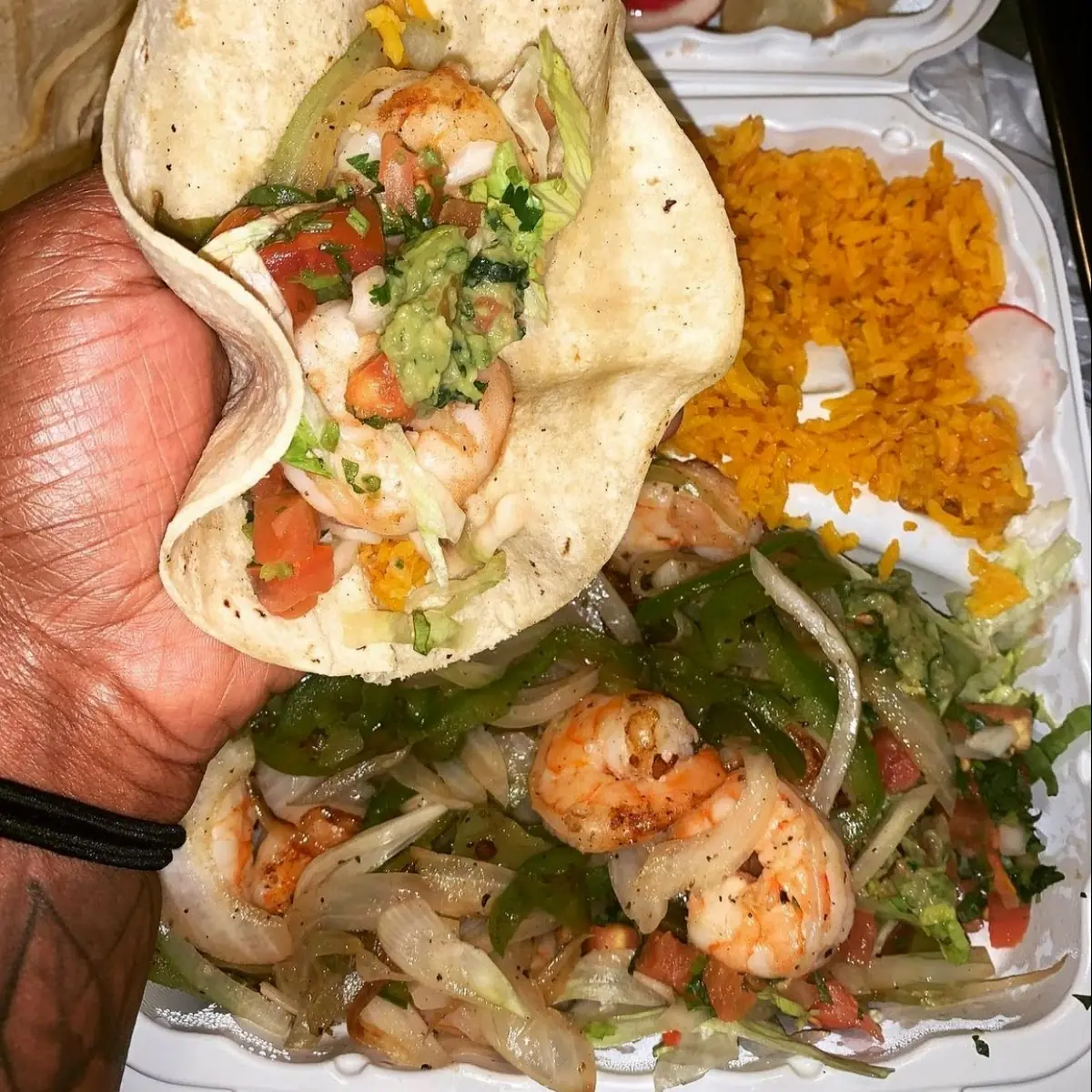 Shrimp Fajitas