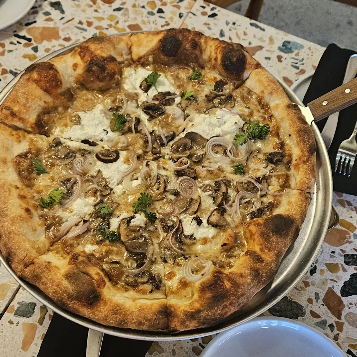 Mushroom Pizza
