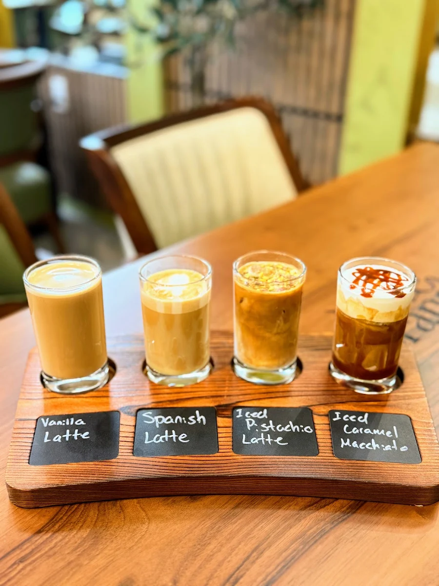Coffee Flights, Olive Branch Cafe