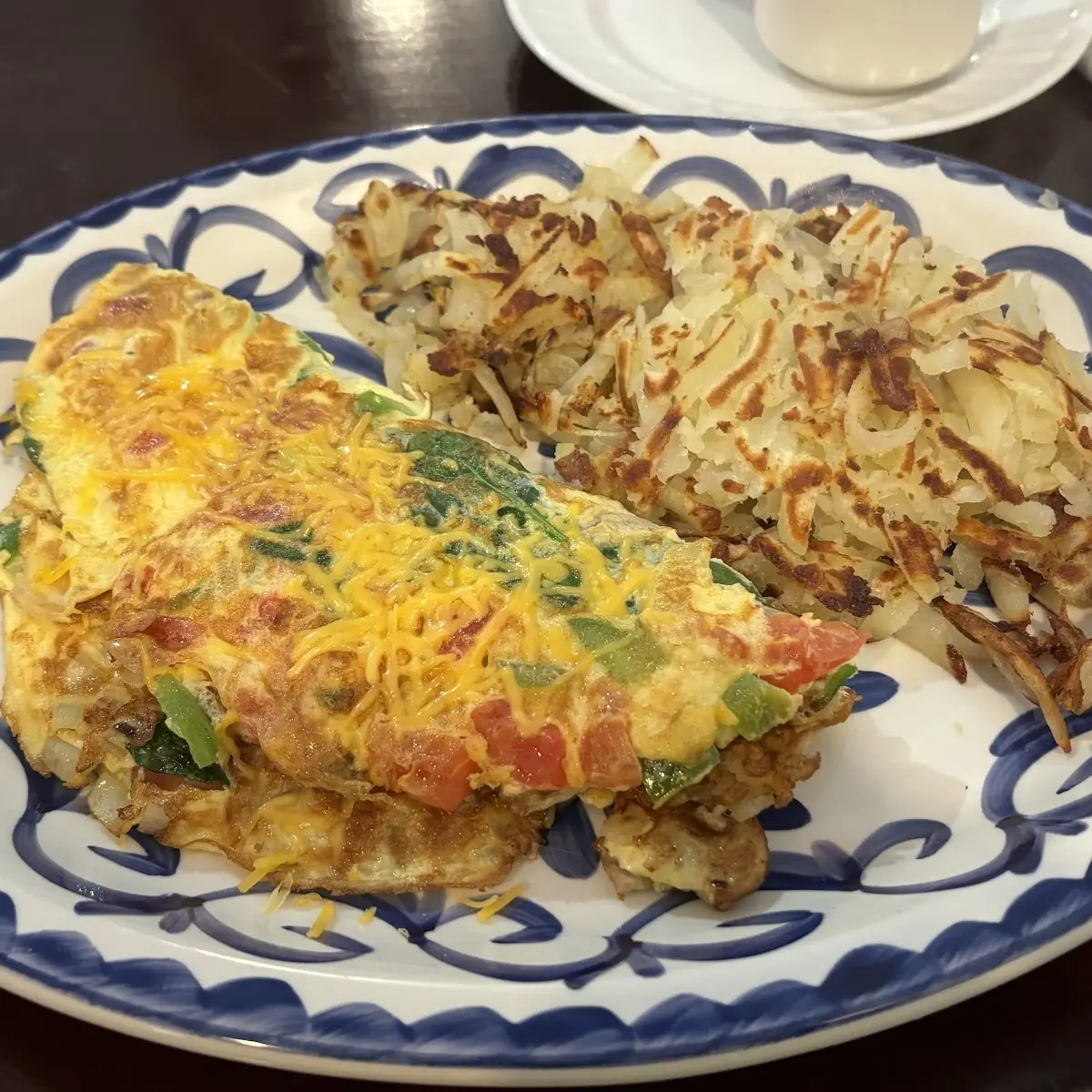 Omelette & Hash Brown
