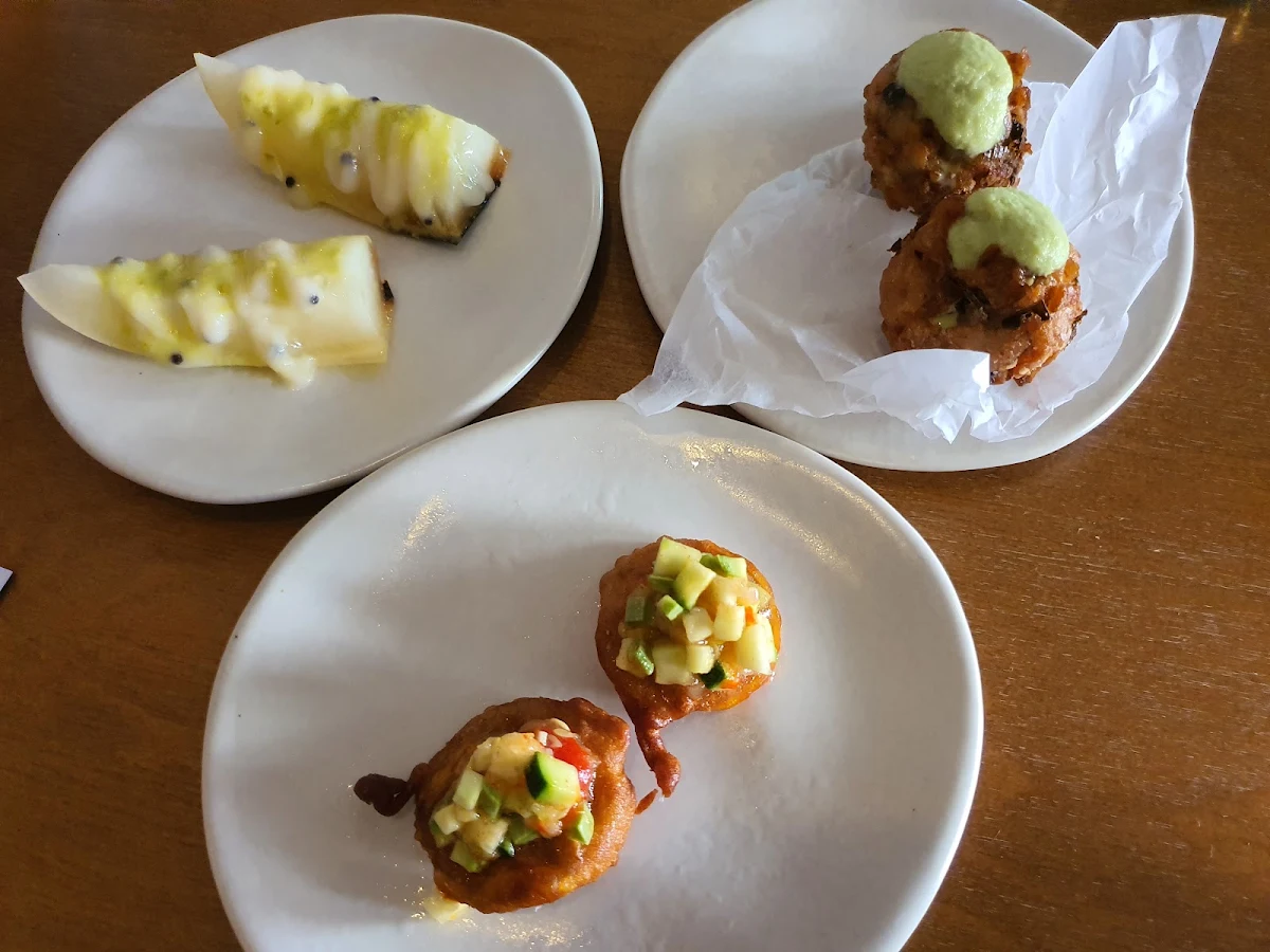 Apple Cucumber Zucchini Fritter Shredded Yam Fritter, Manze