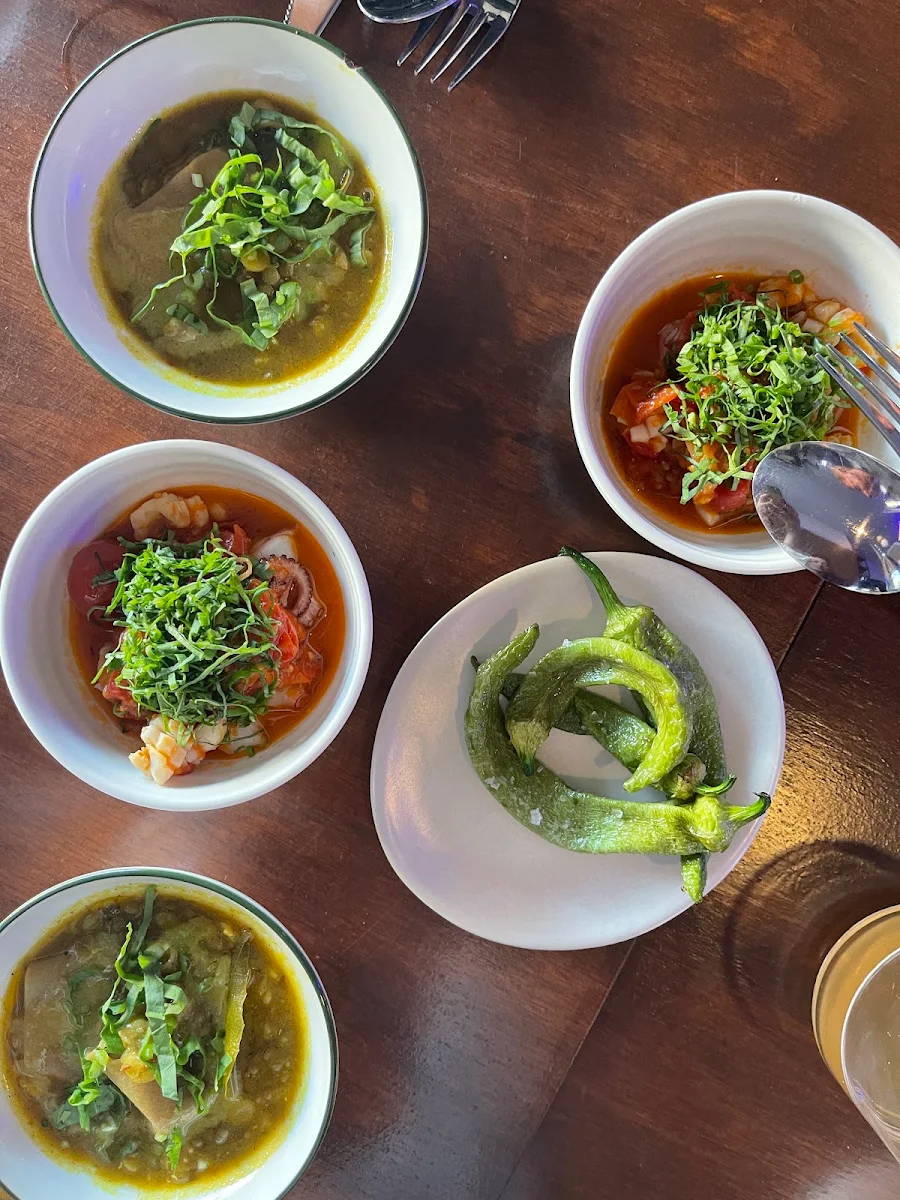 Ginger Broth & Farm Greens, Manze