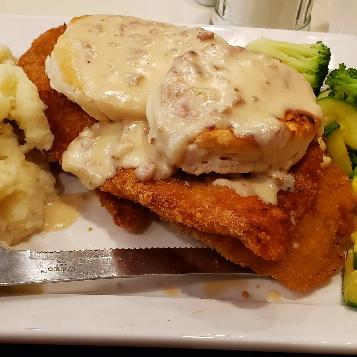 Southern Fried Steak & Egg