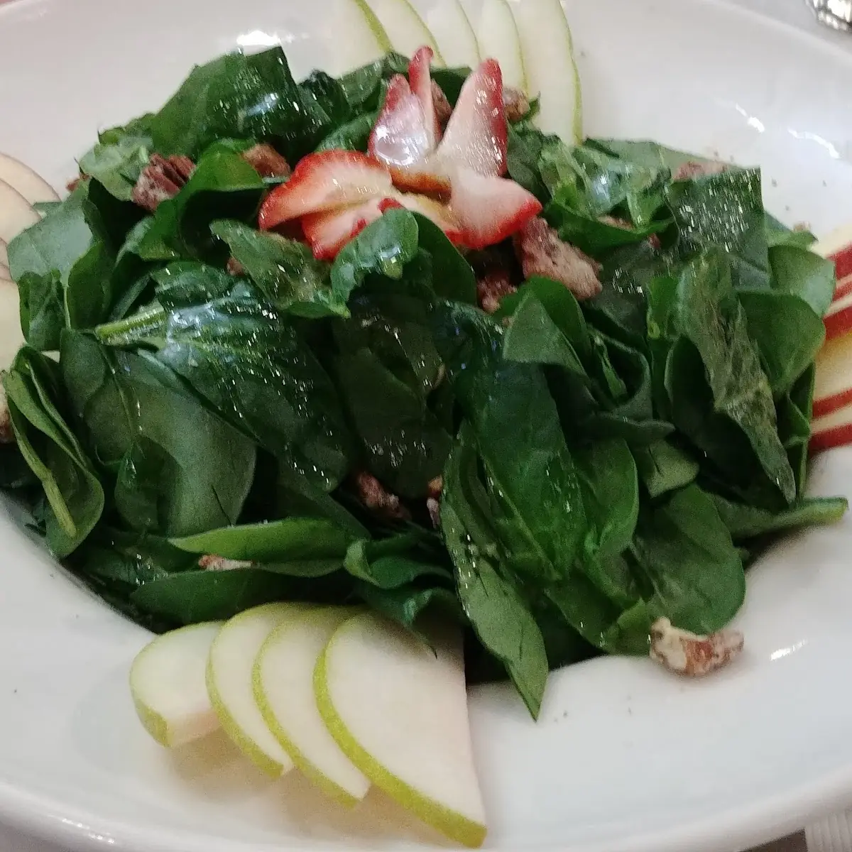 Strawberry & Spinach Salad