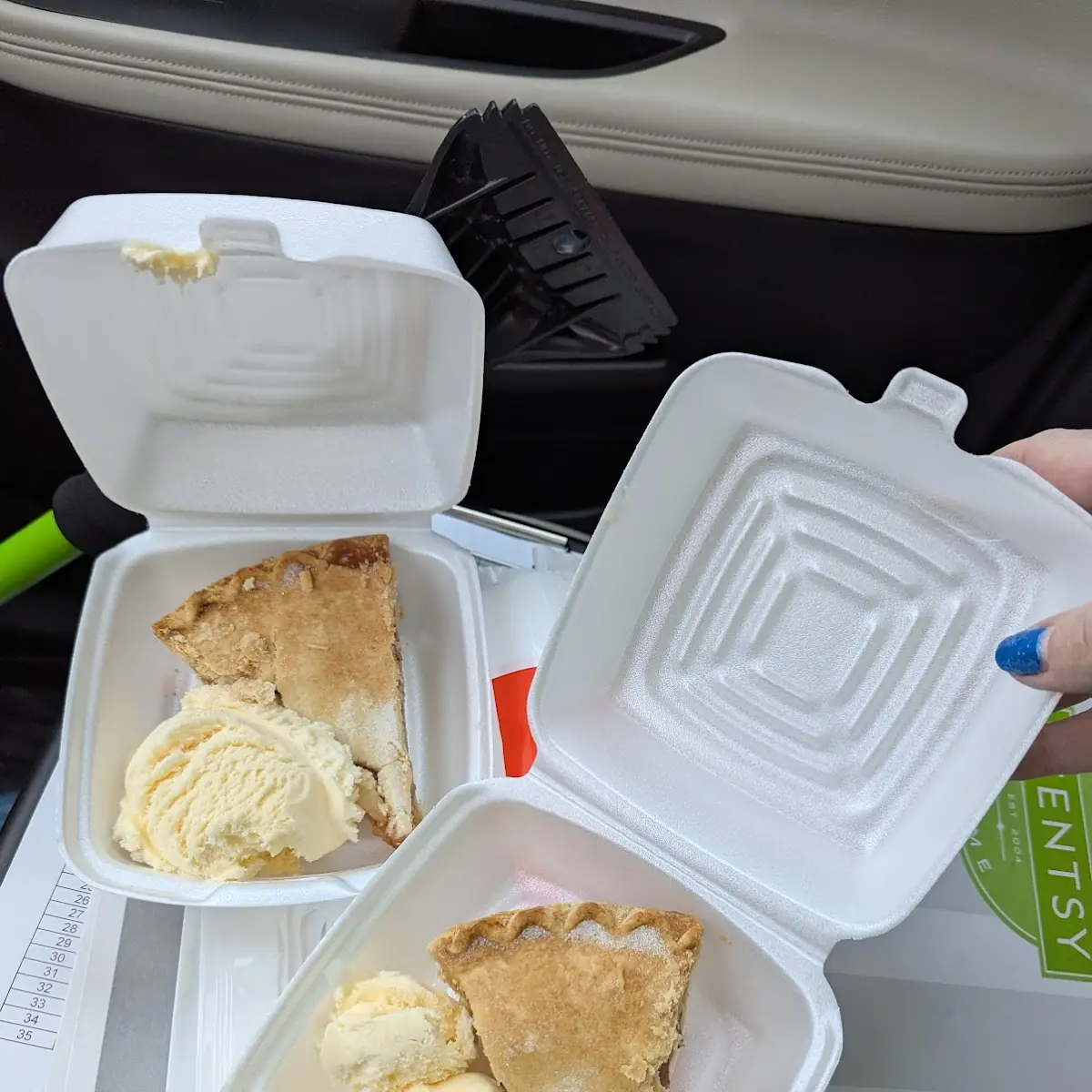 Apple Pie with Vanilla Ice Cream