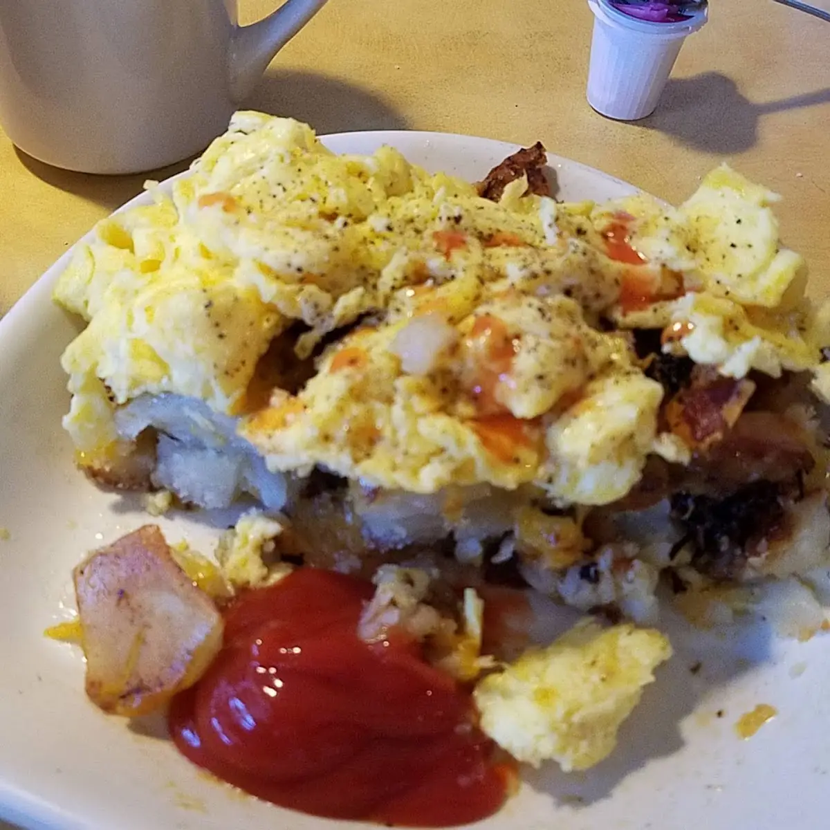 Corned Beef Hash and Eggs