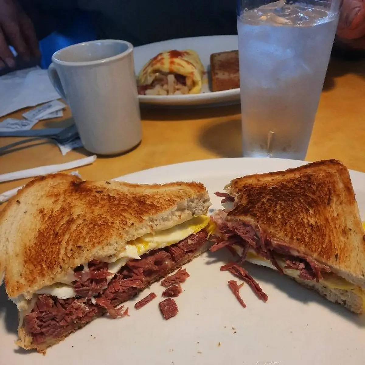 Corned Beef Hobo Sandwich