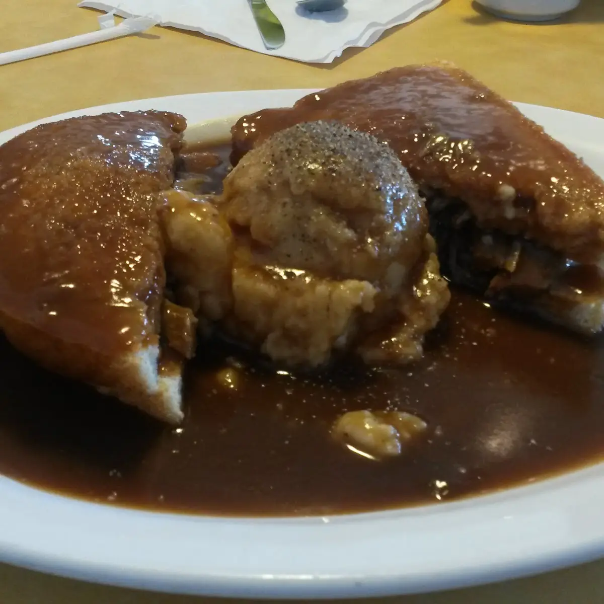 Hot Roast Beef Sandwich Platter