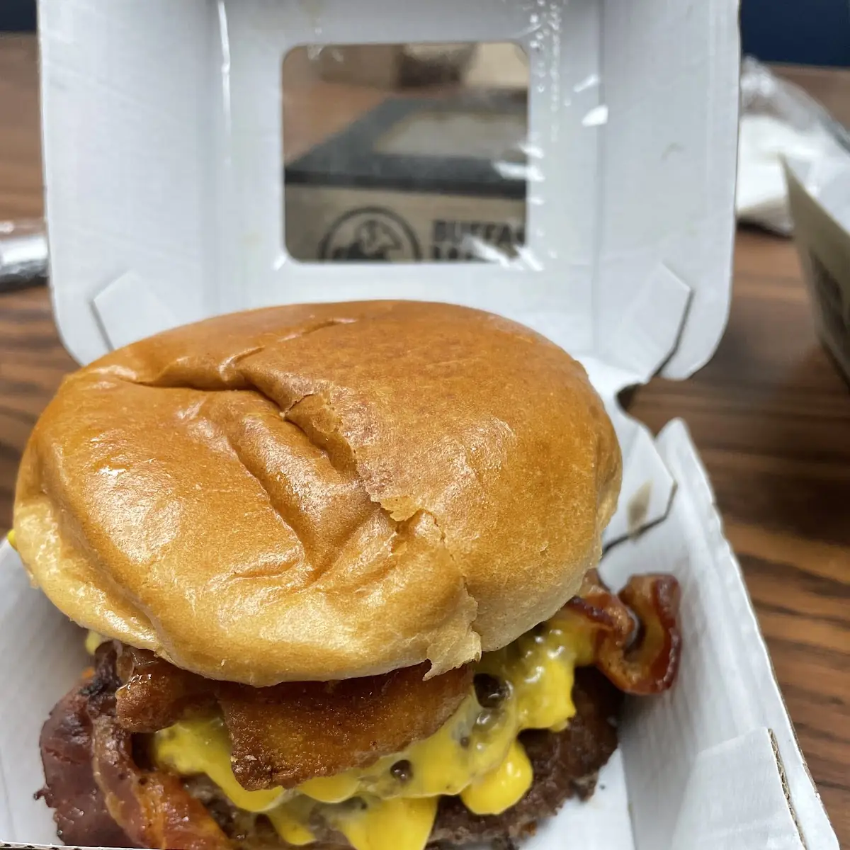 Cheese Curd Bacon Burger