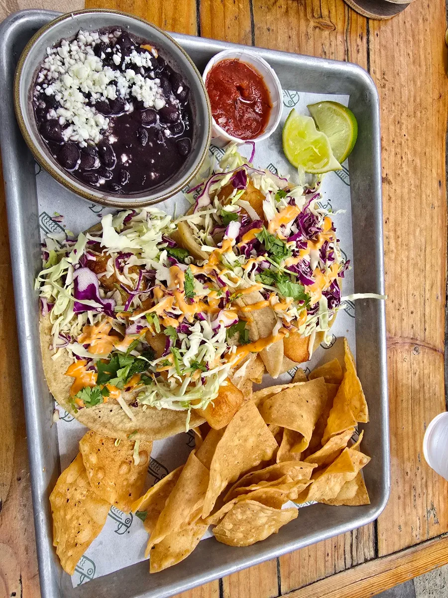 Baja Fish Tacos or Burrito