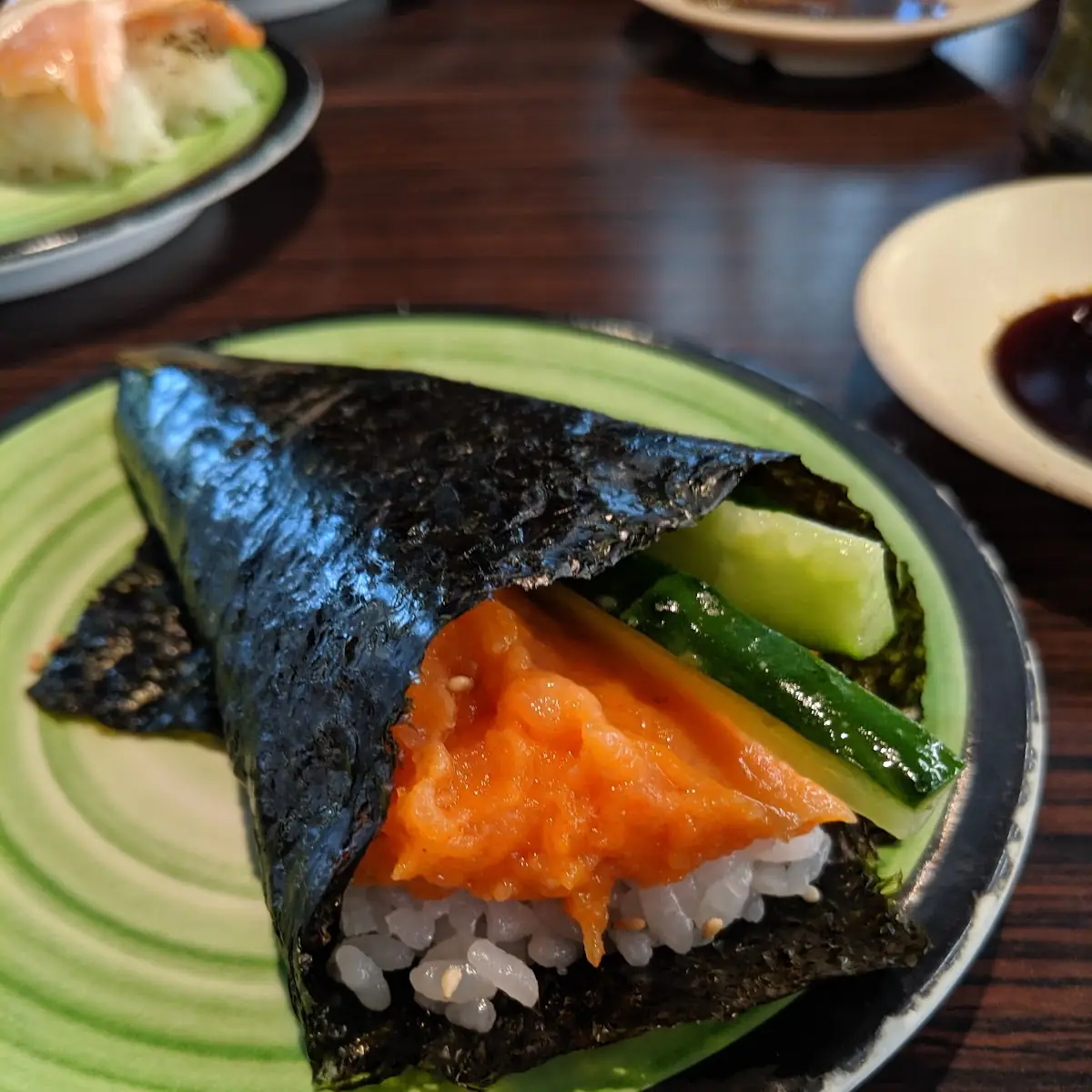 Spicy Salmon Hand Roll