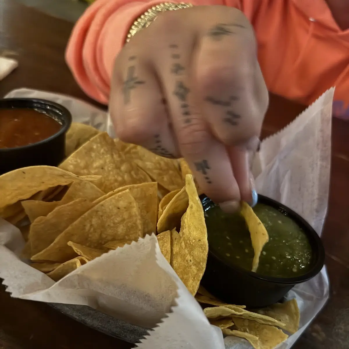 Chips and Salsa Verde