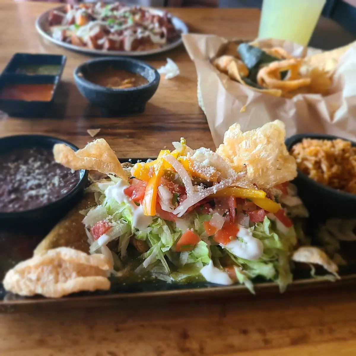 Oak-Roasted Chipotle Chicken Taco Plate