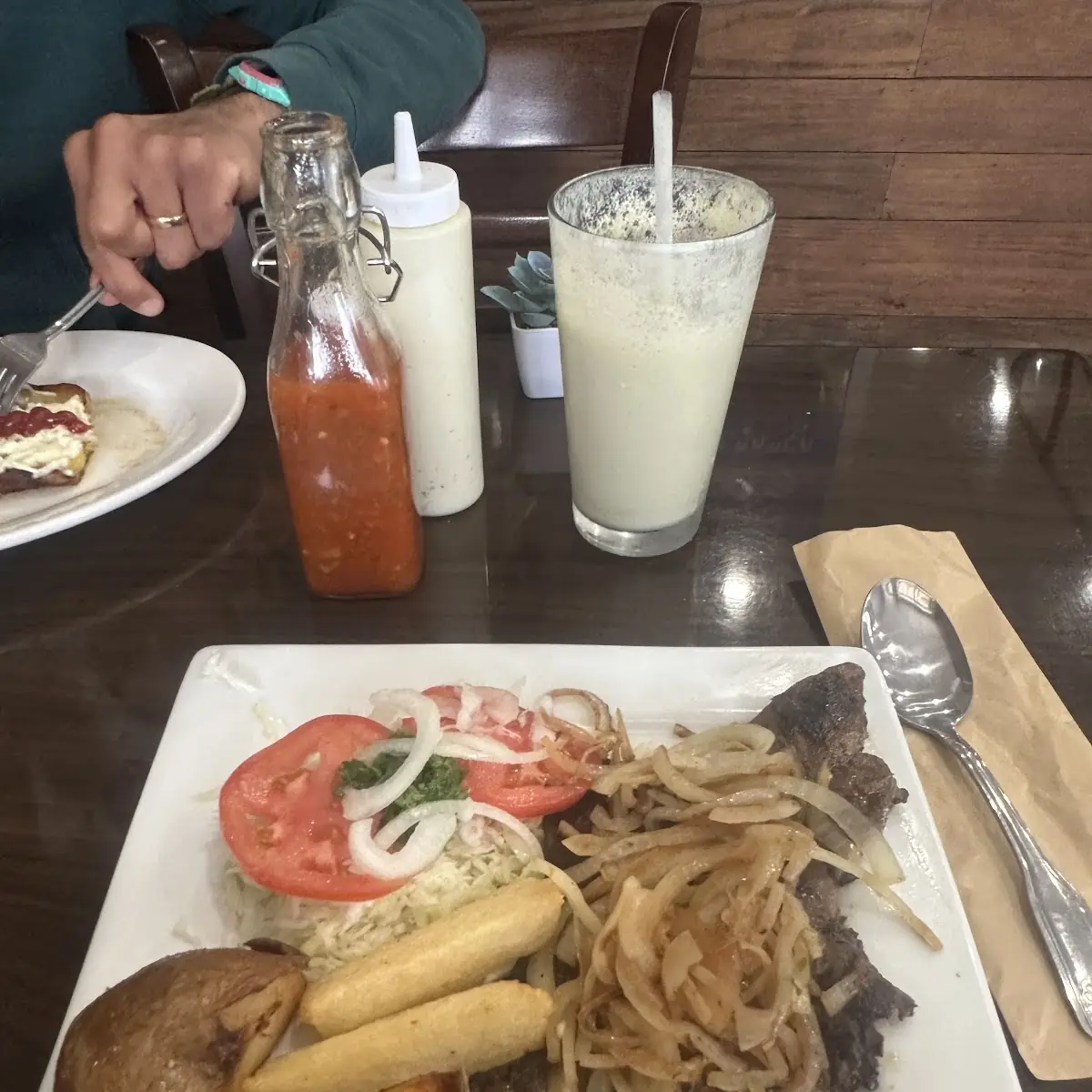 Higado Encebollado Plancha