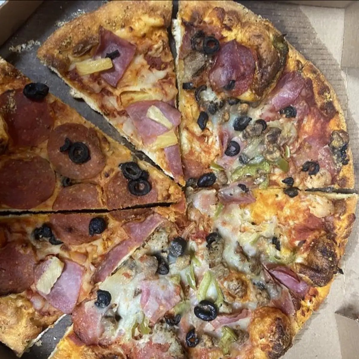 1 2 and 1 2 Pizza