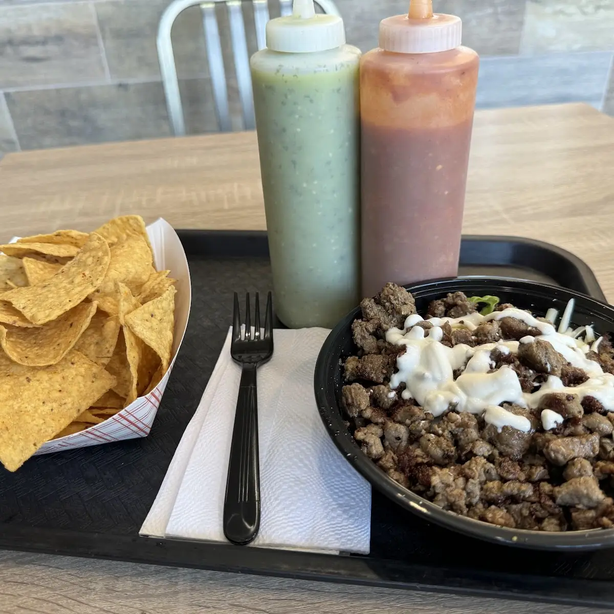 Junior Protein Bowl Chips & Salsa