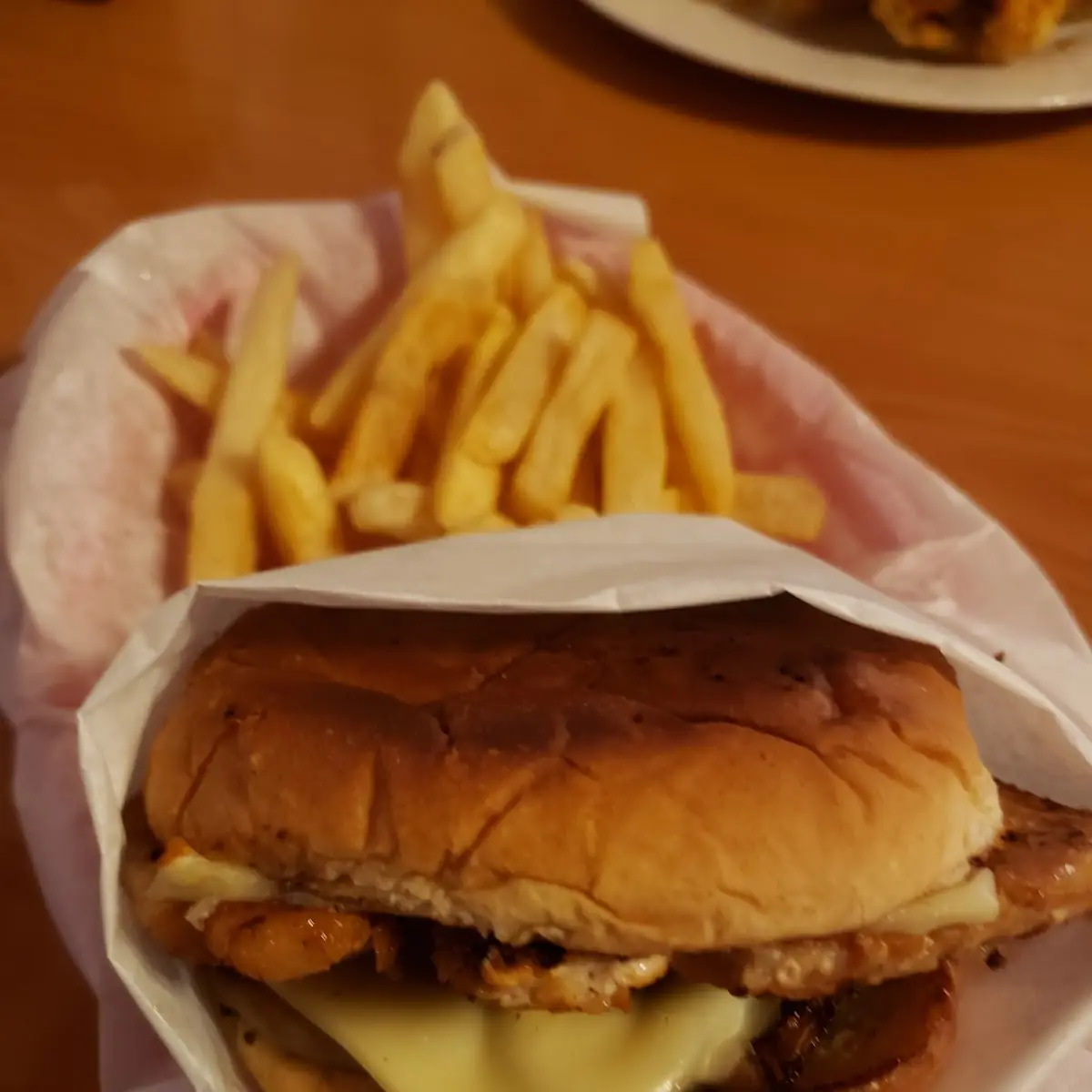 Grilled Chicken Sandwich & Fries