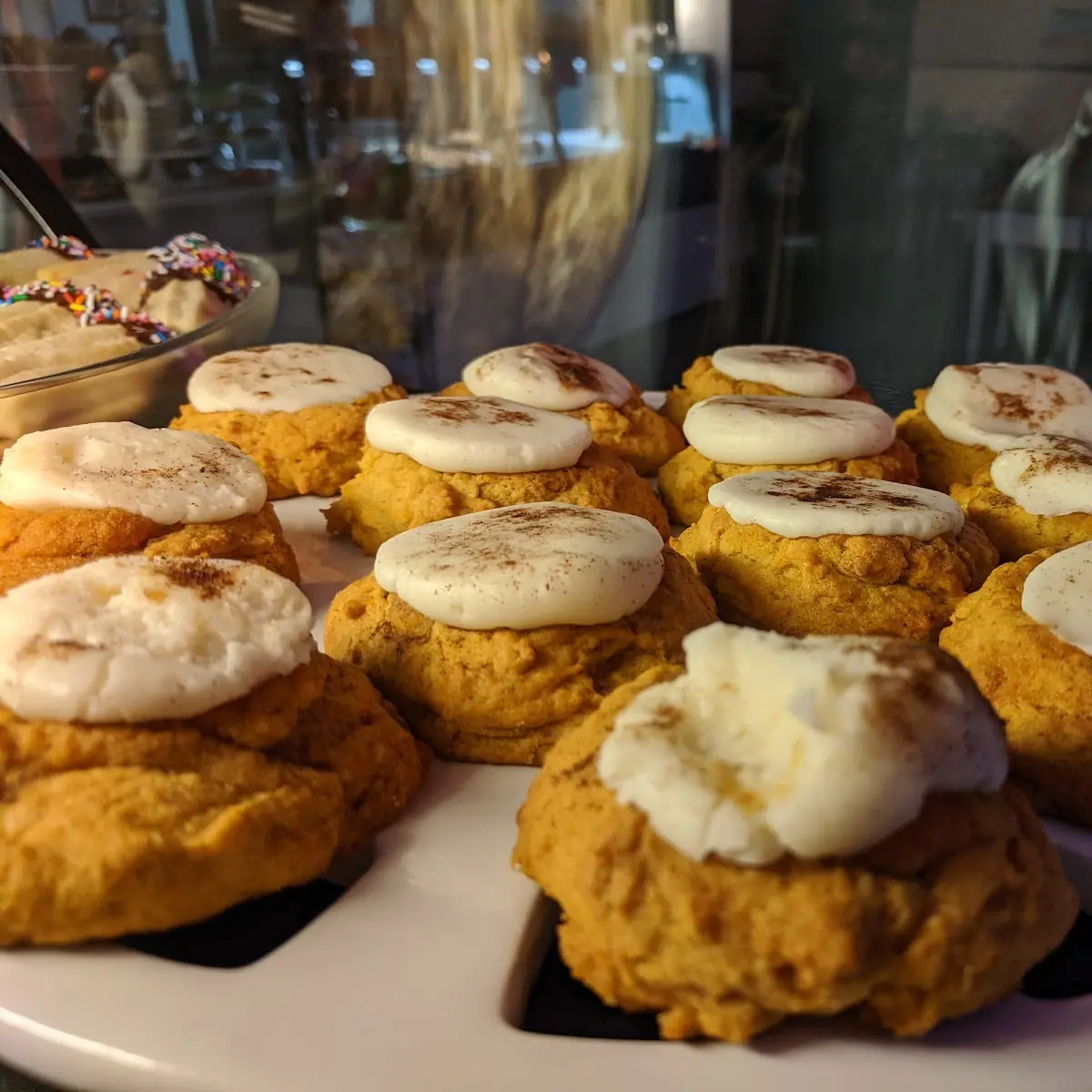 Iced Pumpkin Spice Cookies