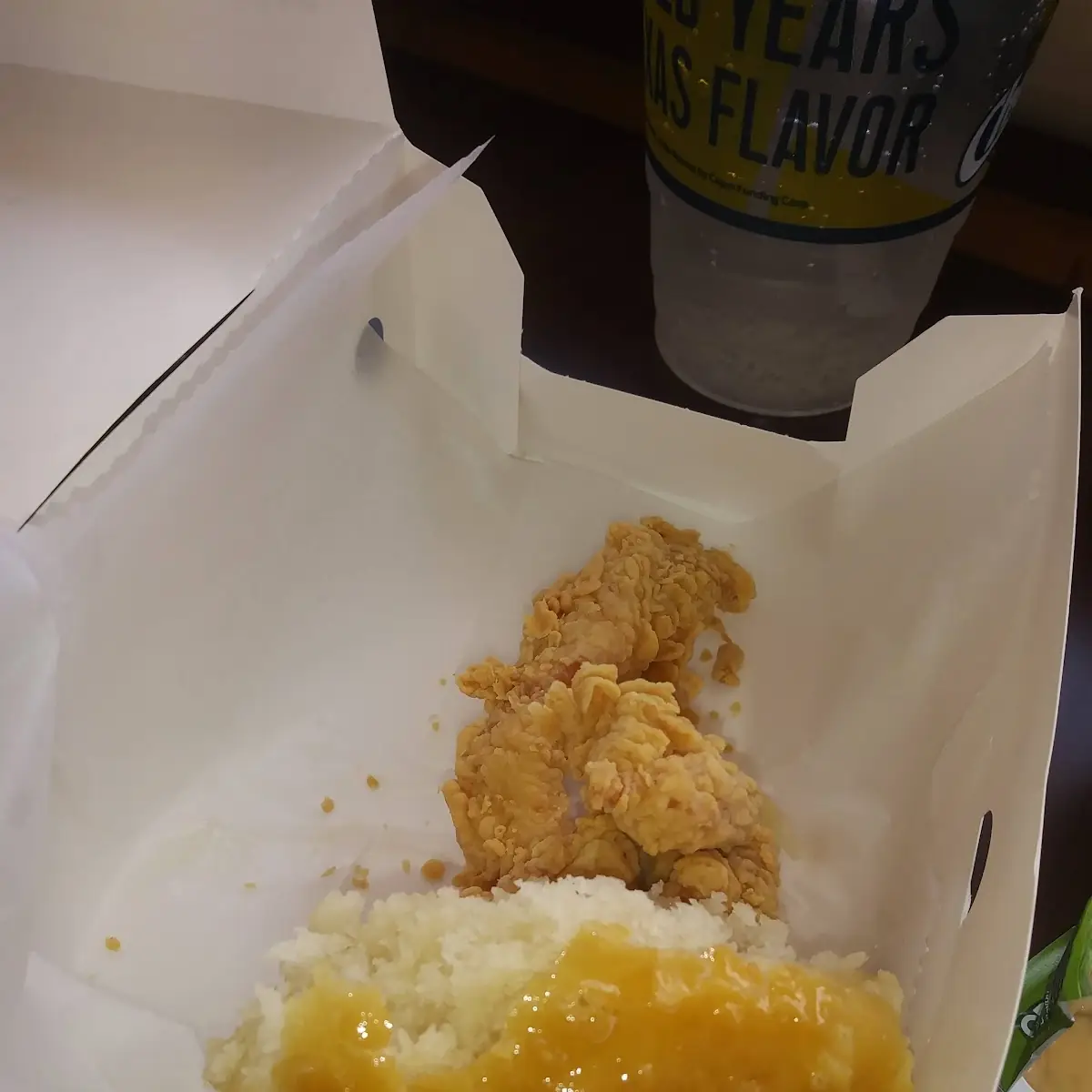 Crispy Chicken Tender and a Biscuit