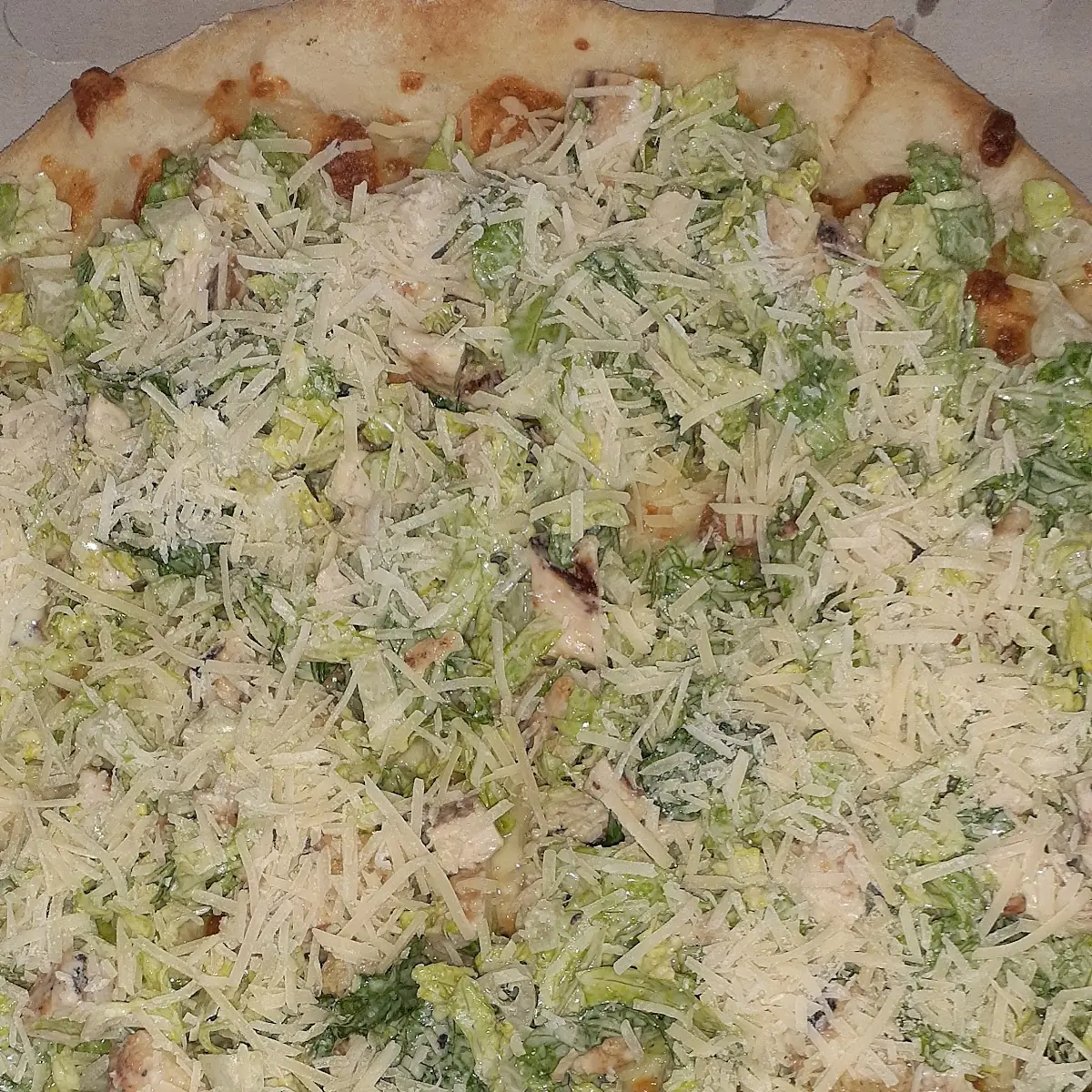 White Pizza with Mozzarella and Ricotta Cheese