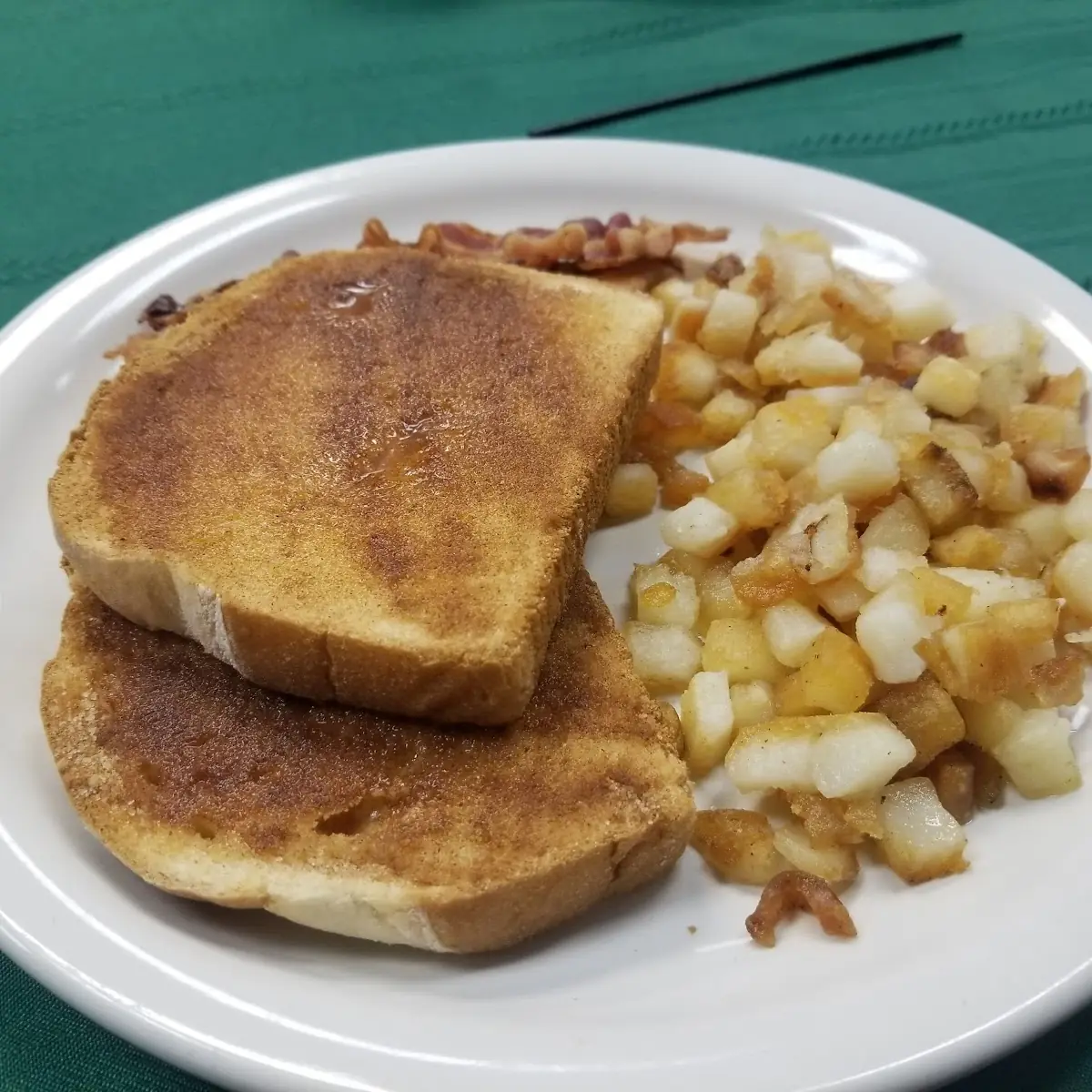 Cinnamon Toast Bacon Fried Potatoes