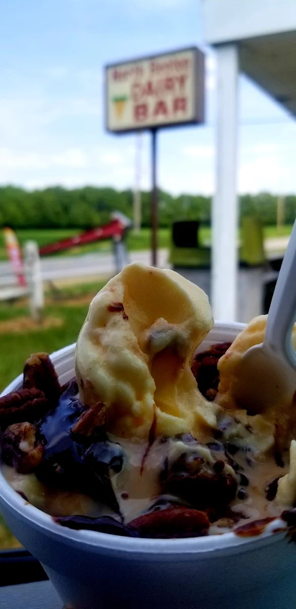 Hot Fudge Sundae with Pecans