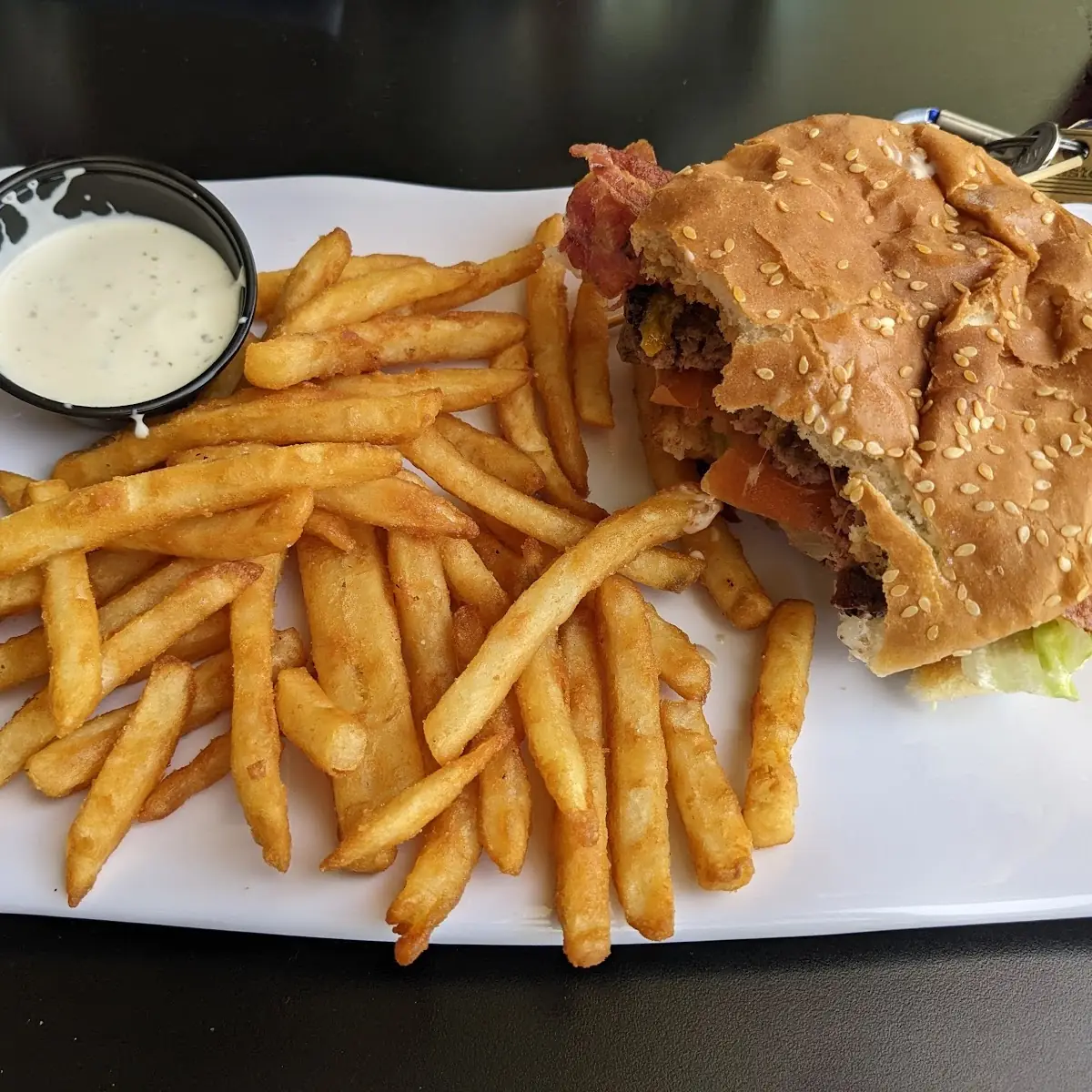 Cheese Burger with Bacon