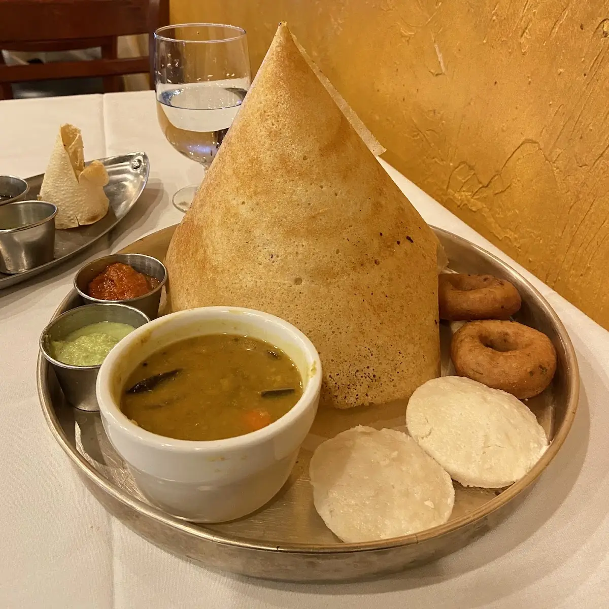 Masala Dosa Plate