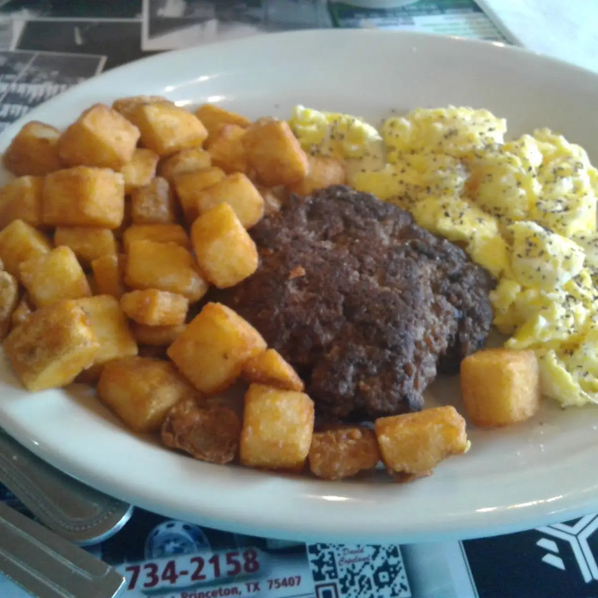 Scrambled Eggs Home Fries