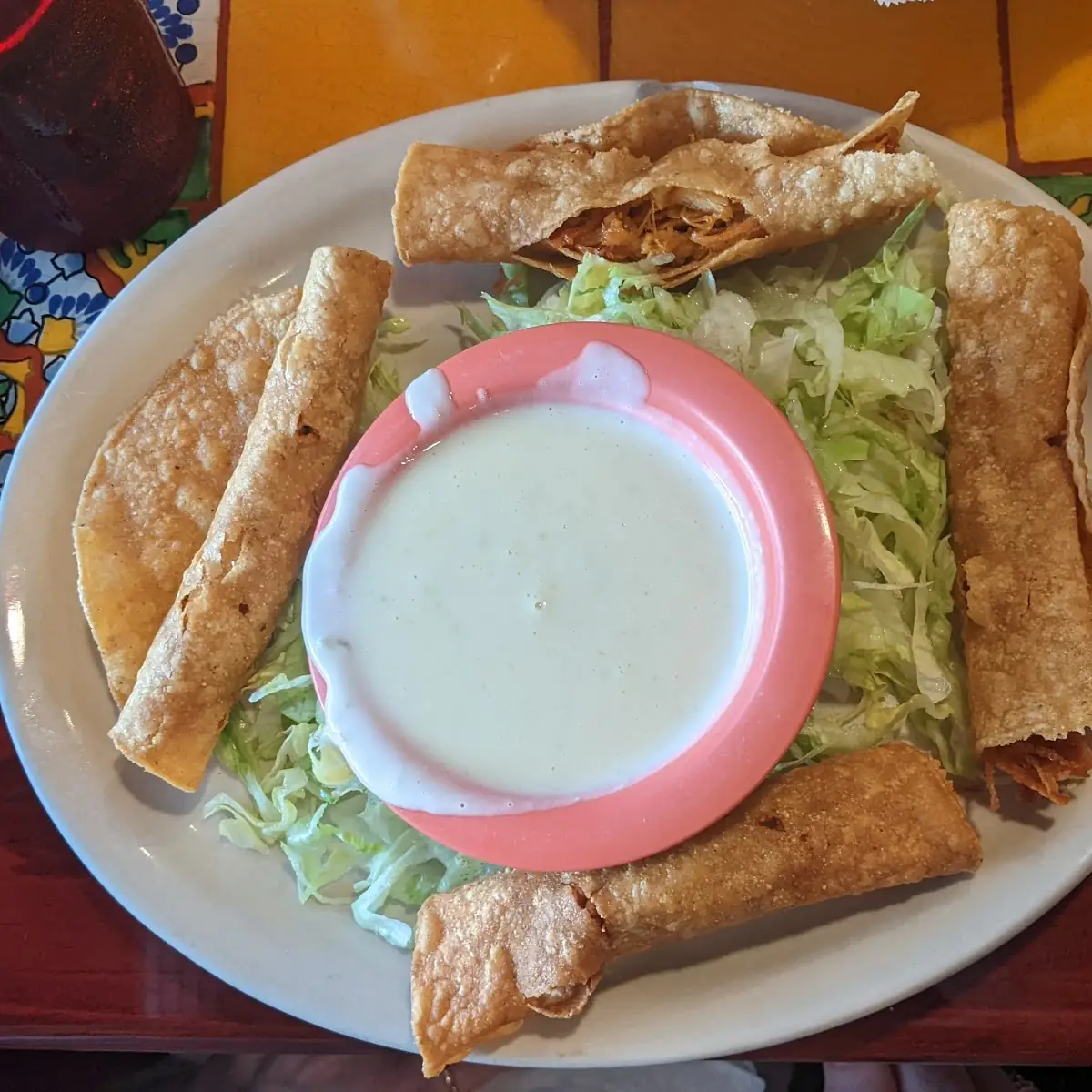 Tostada Quesadilla And Flauta