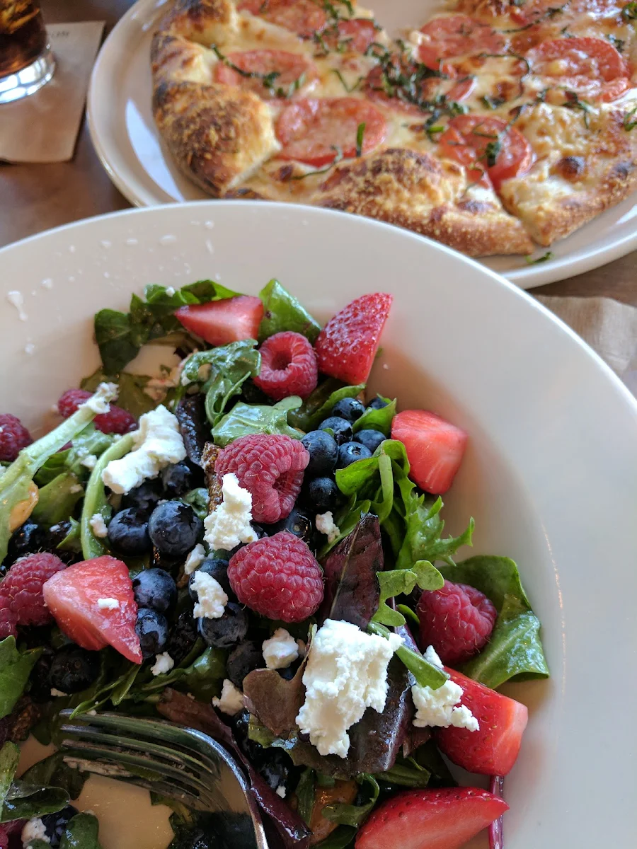 Berry Almond Goat Cheese Salad