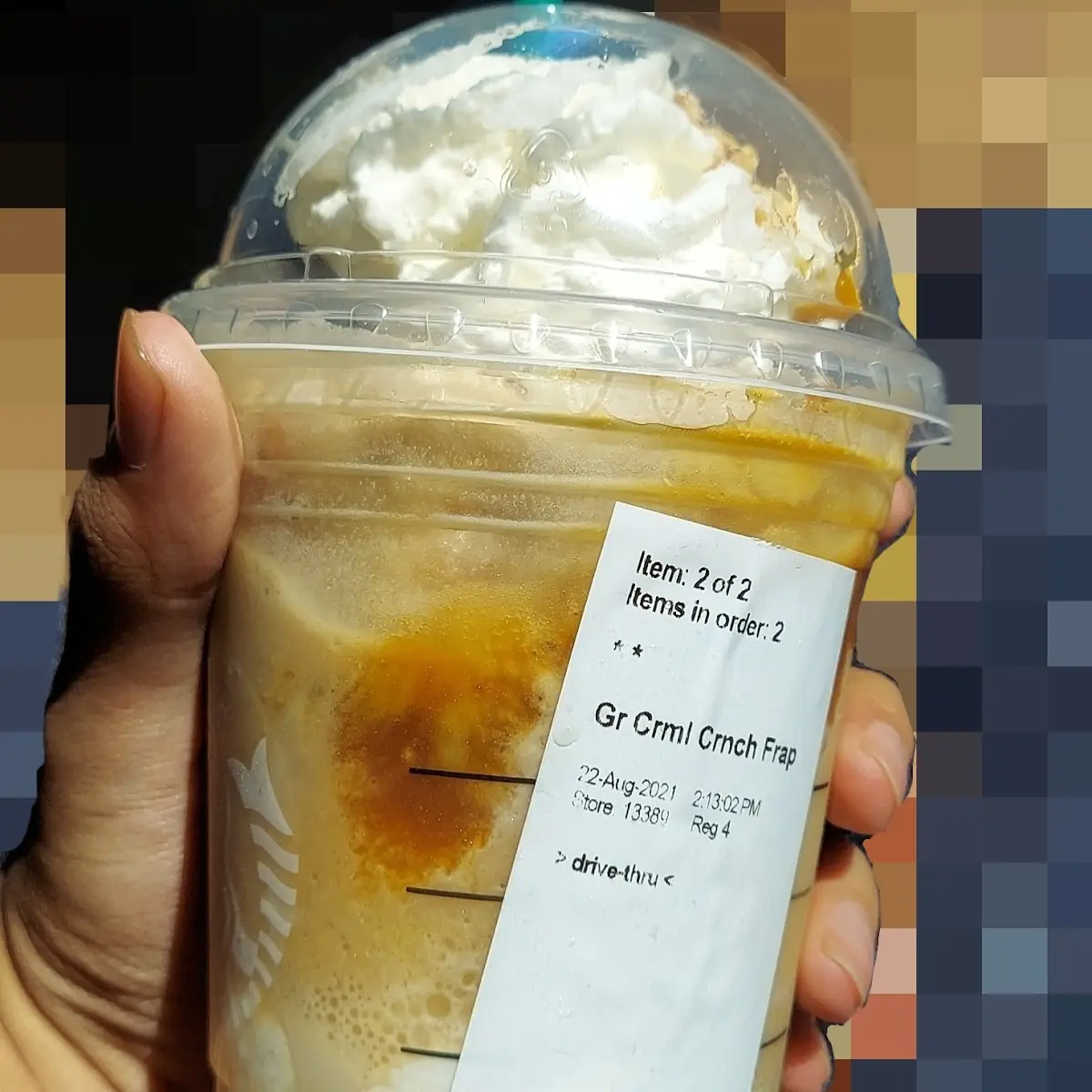 Caramel Crunch Frappuccino