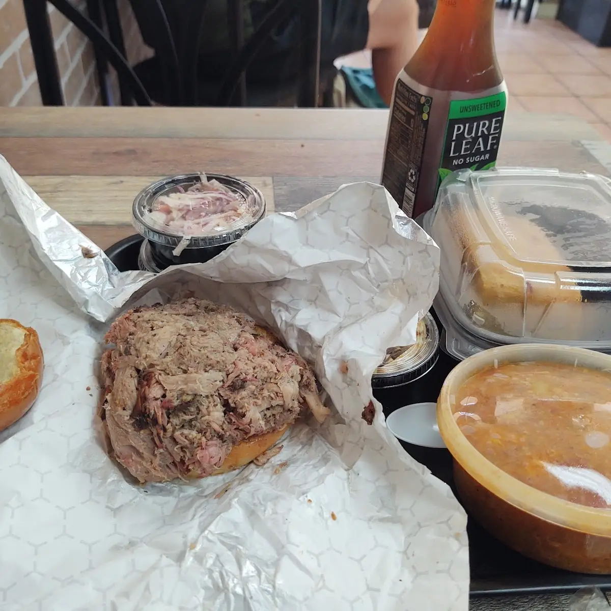 Pulled Pork Sandwich and Brunswick Stew
