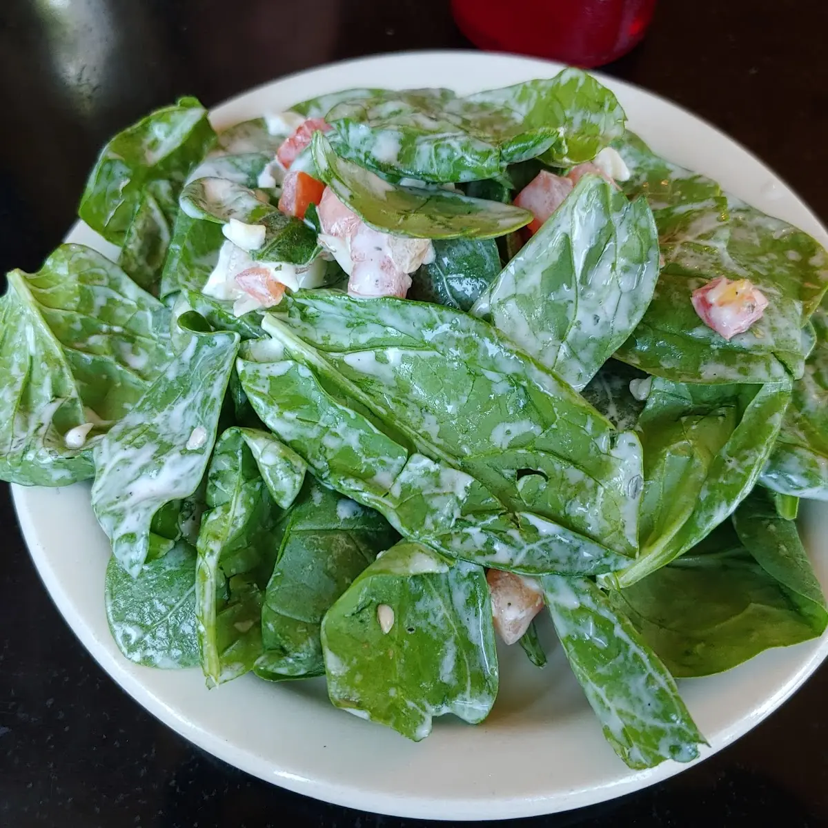 Creamy Spinach Salad