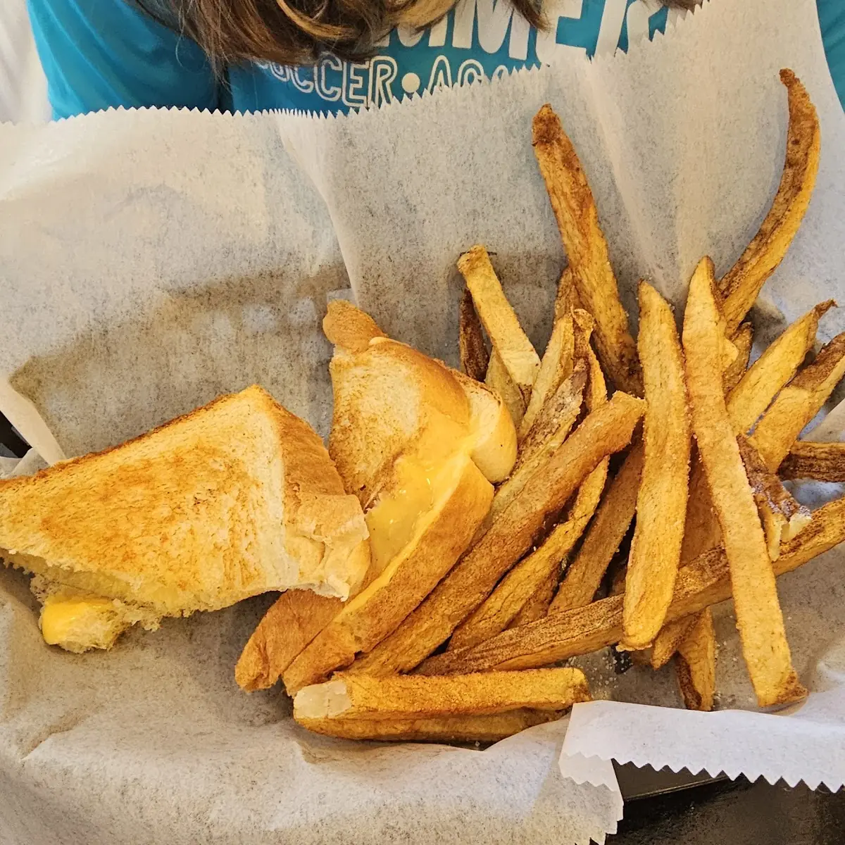 Grilled Cheese and Fries