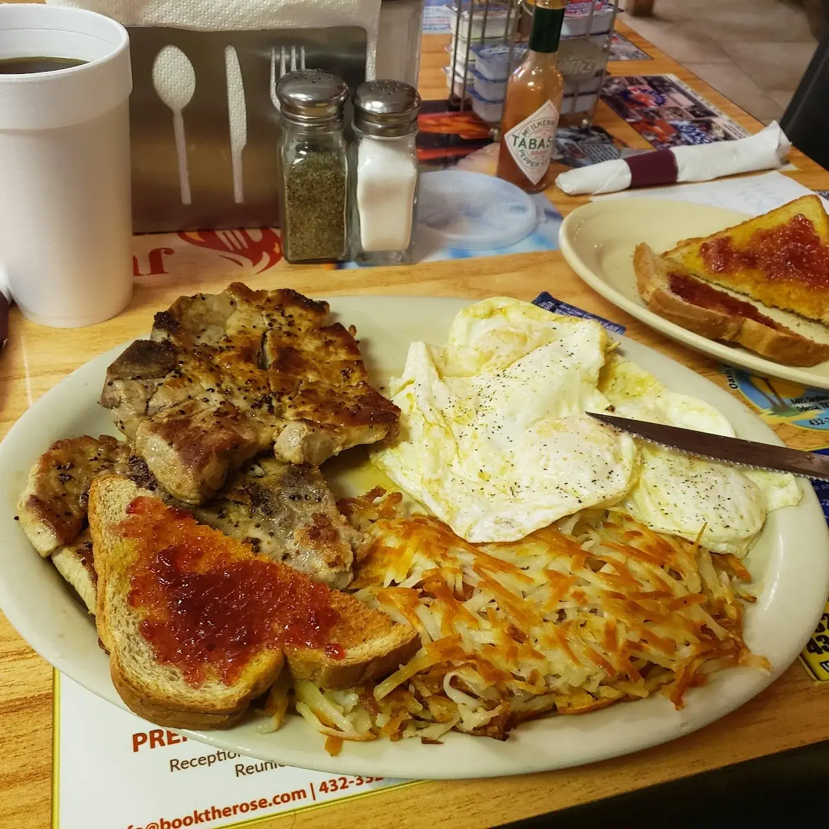 Pork Chops and Eggs