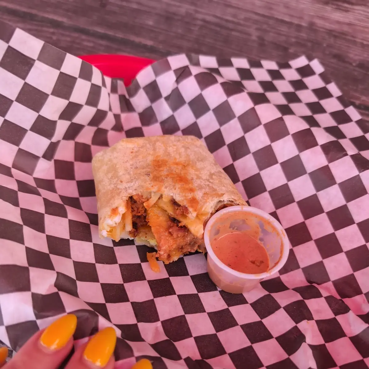 Breakfast Sandwich Burrito