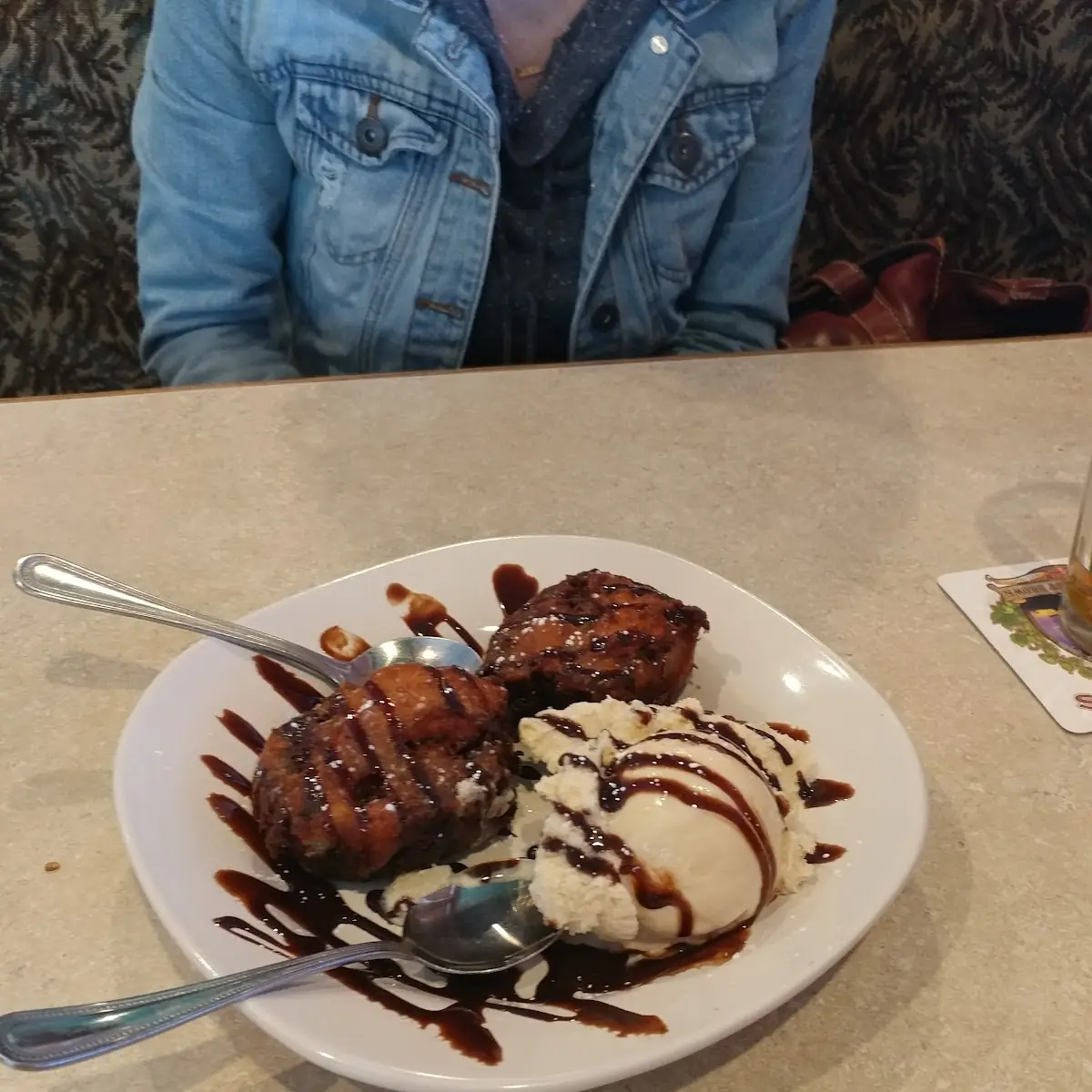 Messy Brownie Sundae