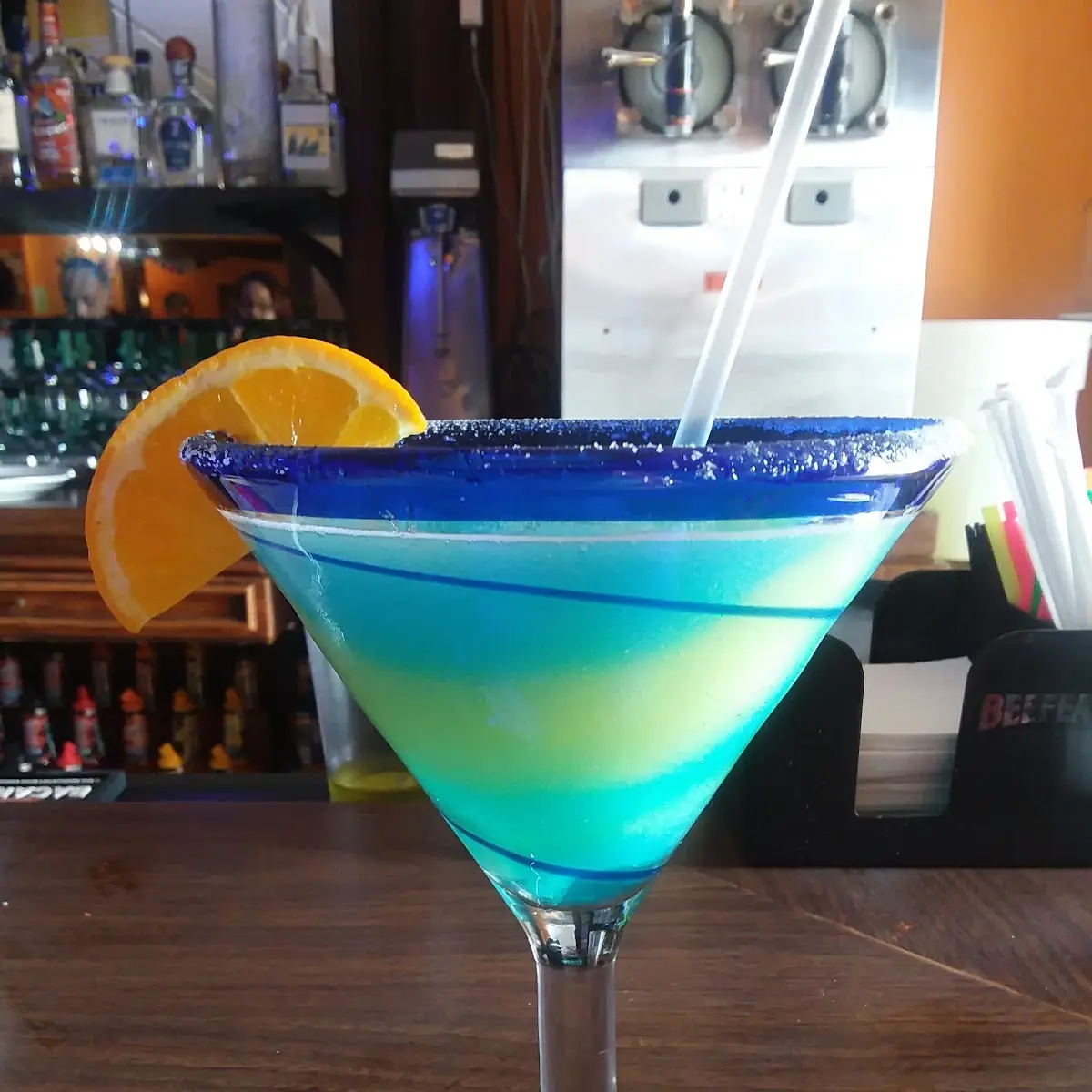 Blue Raspberry and Lime Margarita
