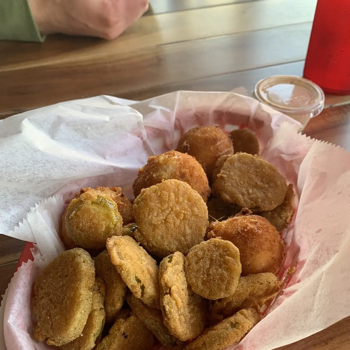Fried Pickles and Pimento Cheese