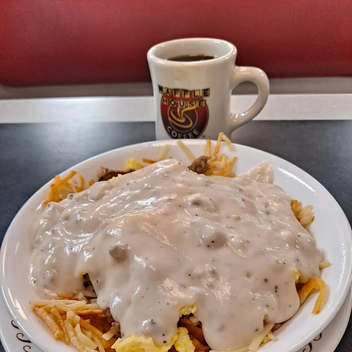 Sausage Egg Bowl with Gravy